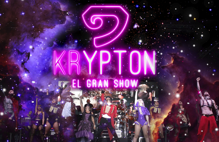 Orquesta Krypton sobre un escenario