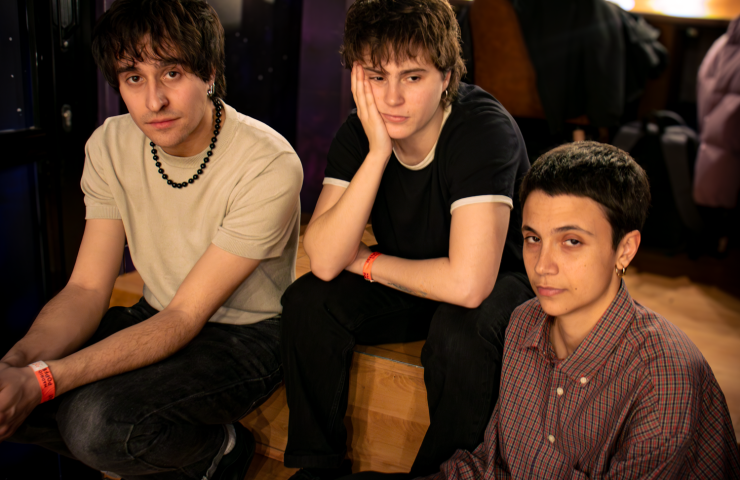 los tres componentes del grupo