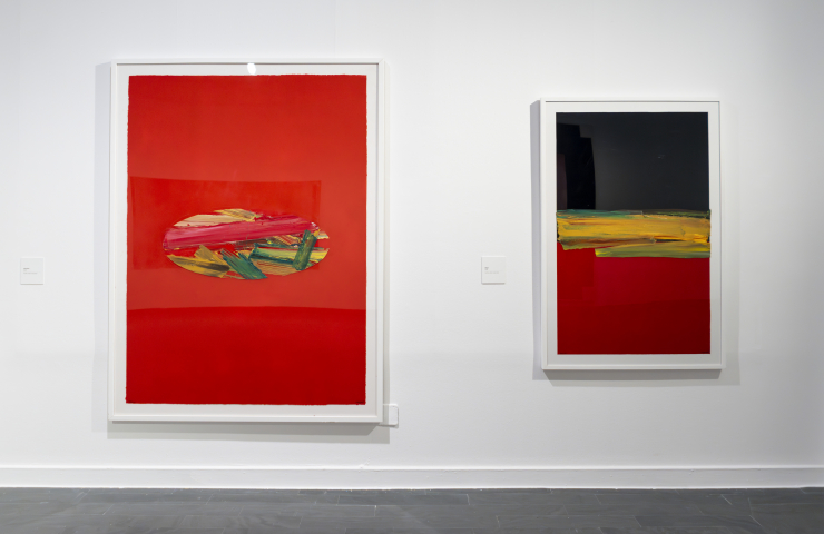 Dos cuadros sobre fondo blanco