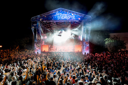 Un momento del concierto de Fangoria